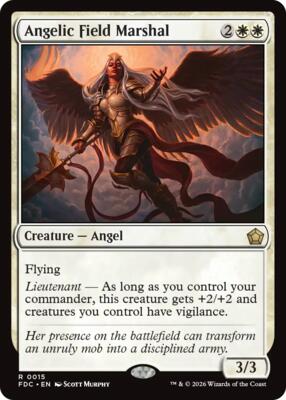 Angelic Field Marshal card from Commander: Foundations