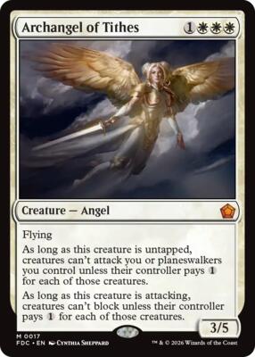 Archangel of Tithes card from Commander: Foundations