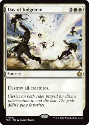 Day of Judgment card from Commander: Foundations