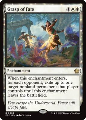 Grasp of Fate card from Commander: Foundations