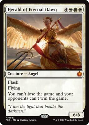 Herald of Eternal Dawn card from Commander: Foundations