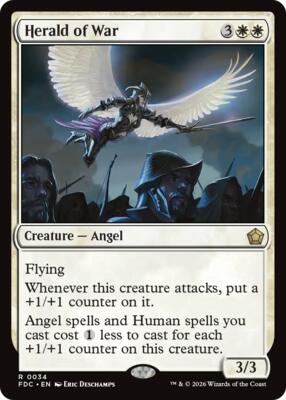 Herald of War card from Commander: Foundations