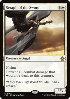 Seraph of the Sword card from Commander: Foundations
