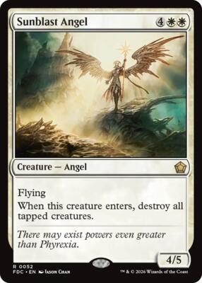 Sunblast Angel card from Commander: Foundations