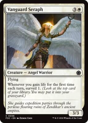 Vanguard Seraph card from Commander: Foundations