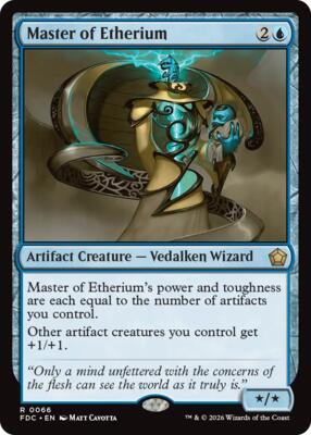 Master of Etherium card from Commander: Foundations