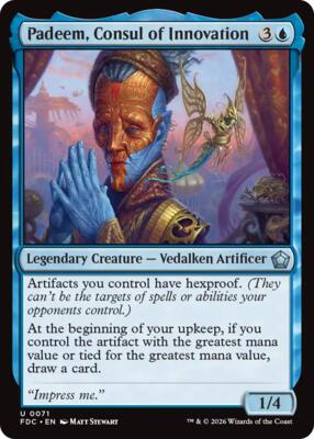 Padeem, Consul of Innovation card from Commander: Foundations