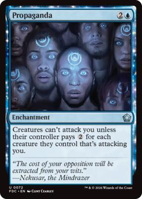 Propaganda card from Commander: Foundations