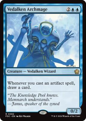 Vedalken Archmage card from Commander: Foundations