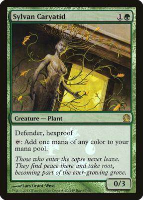 Sylvan Caryatid card from Buy-A-Box Promos