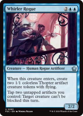 Whirler Rogue card from Commander: Foundations
