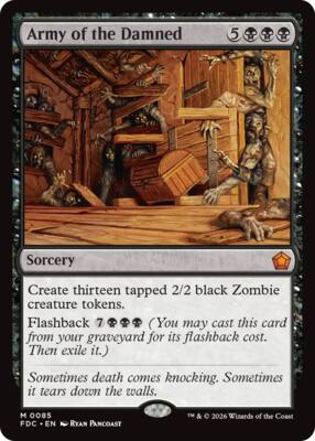 Army of the Damned card from Commander: Foundations