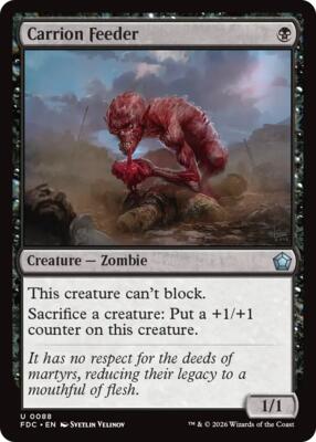 Carrion Feeder card from Commander: Foundations