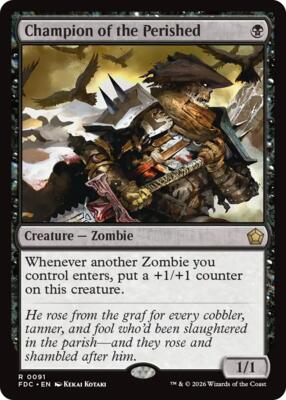 Champion of the Perished card from Commander: Foundations