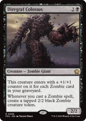Diregraf Colossus card from Commander: Foundations
