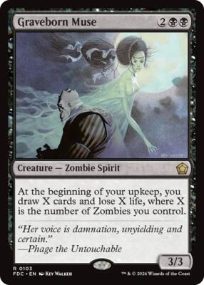 Graveborn Muse card from Commander: Foundations