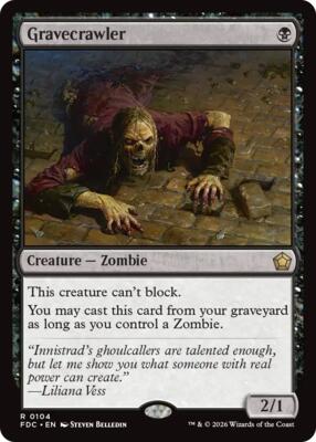Gravecrawler card from Commander: Foundations