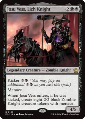 Josu Vess, Lich Knight card from Commander: Foundations