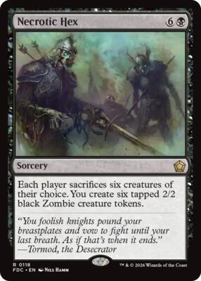 Necrotic Hex card from Commander: Foundations