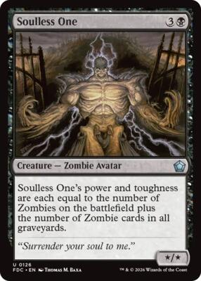 Soulless One card from Commander: Foundations