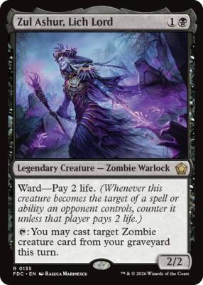 Zul Ashur, Lich Lord card from Commander: Foundations