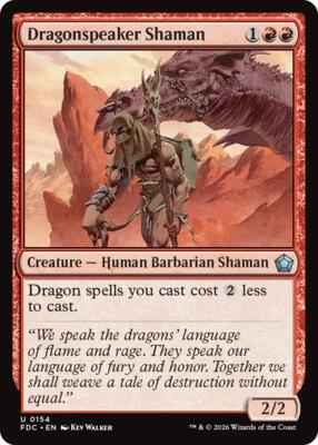 Dragonspeaker Shaman card from Commander: Foundations