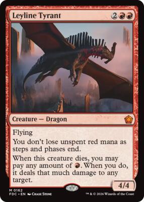 Leyline Tyrant card from Commander: Foundations