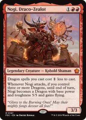 Nogi, Draco-Zealot card from Commander: Foundations