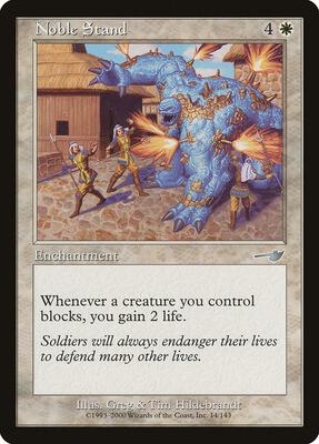 Noble Stand card from Nemesis