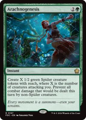 Arachnogenesis card from Commander: Foundations