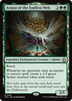 Arasta of the Endless Web card from Commander: Foundations