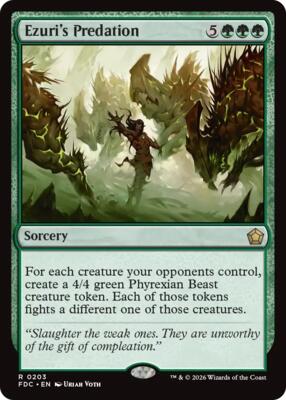 Ezuri's Predation card from Commander: Foundations