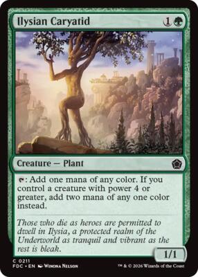 Ilysian Caryatid card from Commander: Foundations