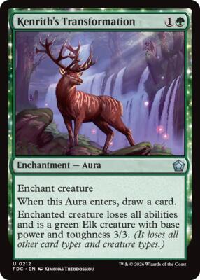Kenrith's Transformation card from Commander: Foundations