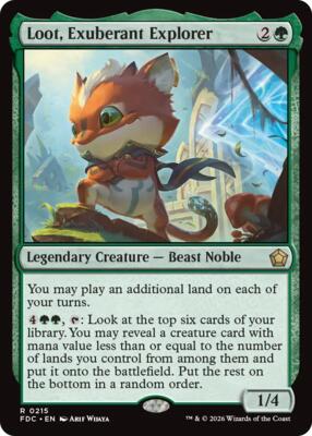 Loot, Exuberant Explorer card from Commander: Foundations
