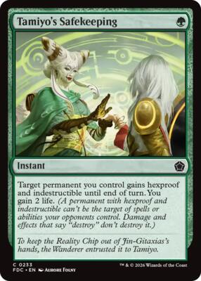 Tamiyo's Safekeeping card from Commander: Foundations