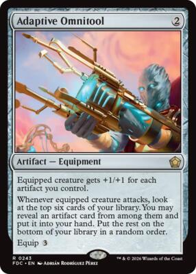 Adaptive Omnitool card from Commander: Foundations