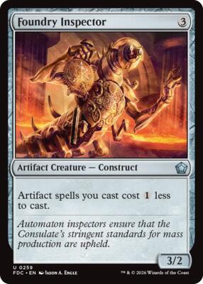 Foundry Inspector card from Commander: Foundations