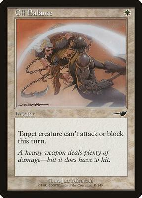 Off Balance card from Nemesis