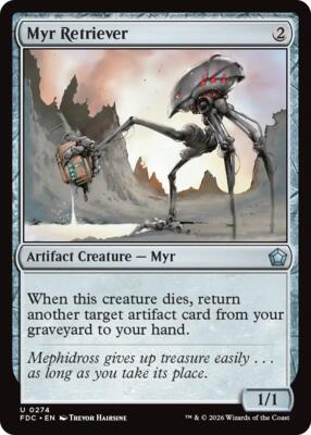 Myr Retriever card from Commander: Foundations