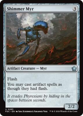 Shimmer Myr card from Commander: Foundations