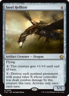 Steel Hellkite card from Commander: Foundations