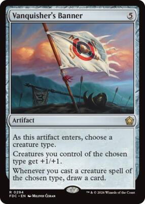 Vanquisher's Banner card from Commander: Foundations