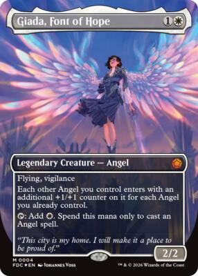 Giada, Font of Hope (Borderless) card from Commander: Foundations
