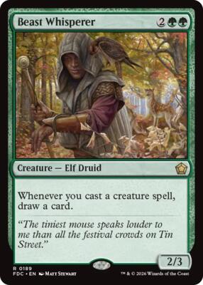 Beast Whisperer card from Commander: Foundations