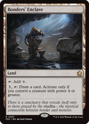 Bonders' Enclave card from Commander: Foundations