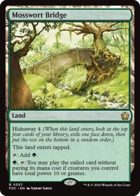 Mosswort Bridge card from Commander: Foundations