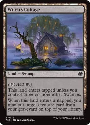 Witch's Cottage card from Commander: Foundations