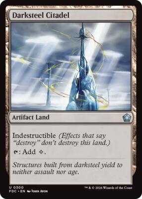 Darksteel Citadel card from Commander: Foundations