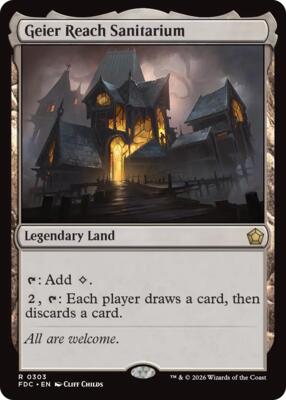 Geier Reach Sanitarium card from Commander: Foundations